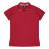 Watson Womens Polos Red White